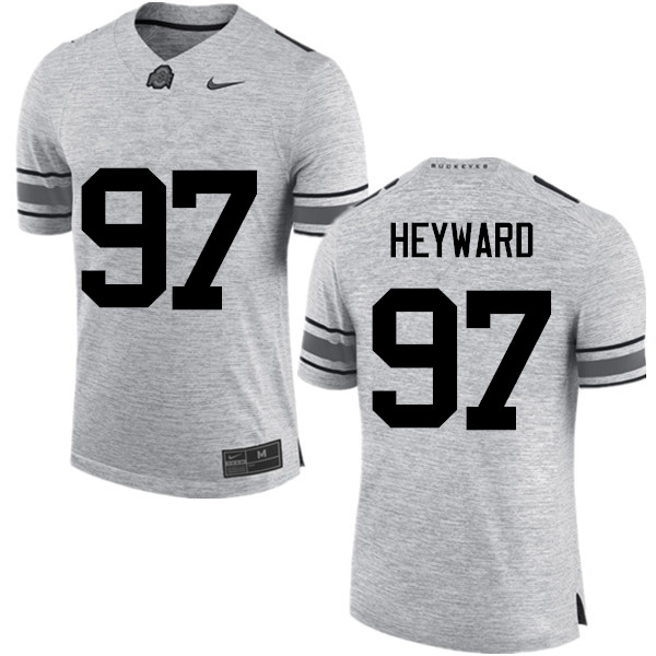 Ohio State Buckeyes #97 Cameron Heyward College Football Jerseys Game-Gray
